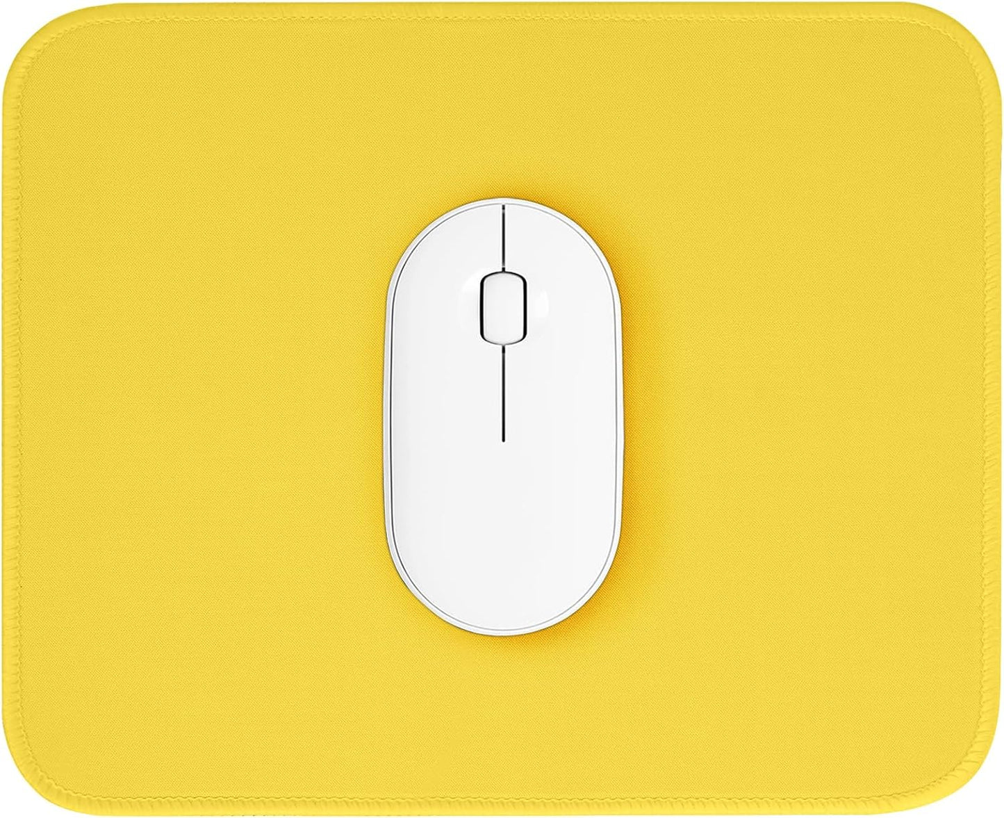 Yellow Mouse Pad, 10.2 x 8.2 inches, Non-Slip Waterproof Rubber