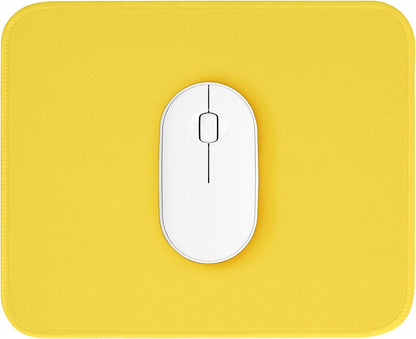 Yellow Mouse Pad, 10.2 x 8.2 inches, Non-Slip Waterproof Rubber