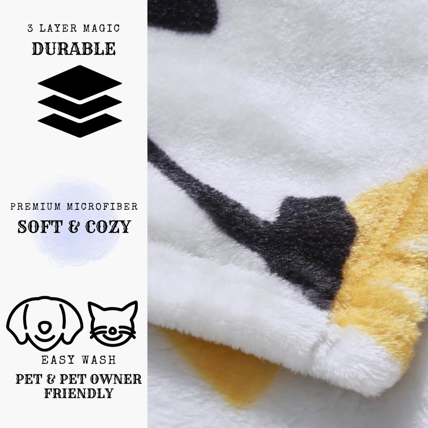 DaDa Bedding Floral Fleece Throw Blanket - Soft Faux Mink Flannel with Yellow Orange Tulips on Grey - Cozy & Elegant Home Decor - 50" x 60"