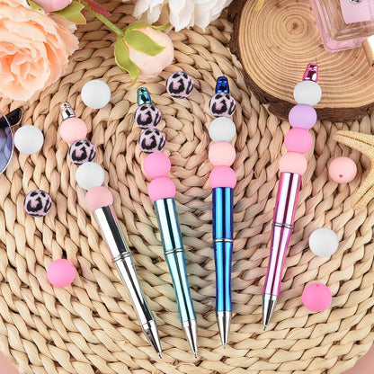 100 Pcs 15mm Silicone Beads for Keychain Making, Browm Yellow Beads Bulk Round Beads for Bracelets Crafts Beadable Pens Decorations Jewelry Making Party Favors Supplies