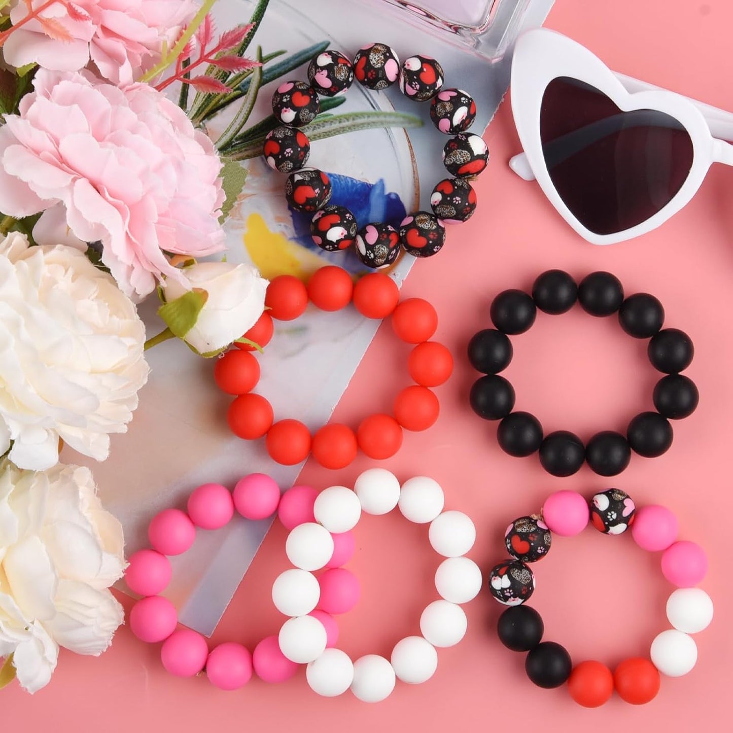 100 Pcs 15mm Silicone Beads for Keychain Making, Browm Yellow Beads Bulk Round Beads for Bracelets Crafts Beadable Pens Decorations Jewelry Making Party Favors Supplies