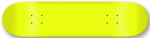 Blank Skateboard Deck 7.75 N. Yellow Skateboards
