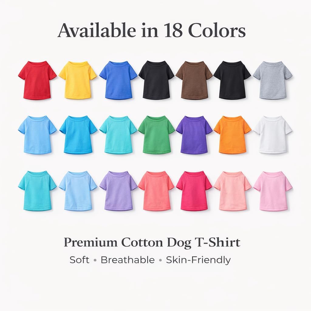 Bulldog Clothes Dog Clothing Blank T-Shirt Tee Shirts for French Bulldog English Bulldog American Pit Bull Pugs 100% Cotton Skin Care Yellow B-L
