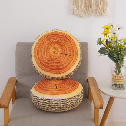 Fruit Pillow Home Decoration Sofa Tatami Plush seat Cushion futon Shape Round Cushion Pillow (35cm/13inches, Yellow - Lemon)