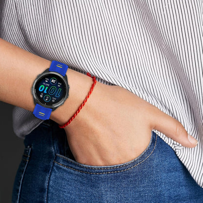Band Compatible with Garmin Forerunner 965 Watch - Soft Silicone Replacement Watch Band Strap for 965 Smart Watch for Women Men