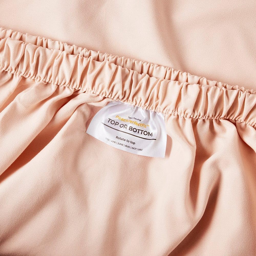 Cooling Bed Sheets for Hot Sleepers - Ultra-Soft Breathable Peachskin Performance Fabric™, Moisture-Wicking, Deep Pocket Sheet Set, Oeko-TEX®, (Split King Size, Buttercream Yellow)