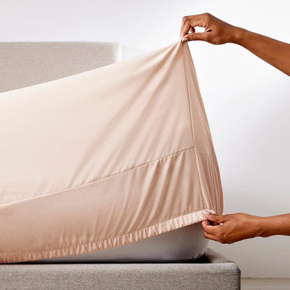 Cooling Bed Sheets for Hot Sleepers - Ultra-Soft Breathable Peachskin Performance Fabric™, Moisture-Wicking, Deep Pocket Sheet Set, Oeko-TEX®, (Split King Size, Buttercream Yellow)