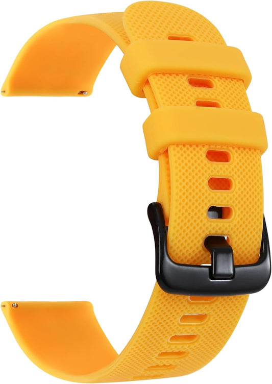 Silicone Watch Band Soft Rubber Quick Release Watch Strap Waterproof Replacement Strap 16mm 18mm 20mm 22mm Multi-color Available