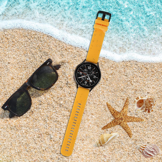 Silicone Watch Band Soft Rubber Quick Release Watch Strap Waterproof Replacement Strap 16mm 18mm 20mm 22mm Multi-color Available