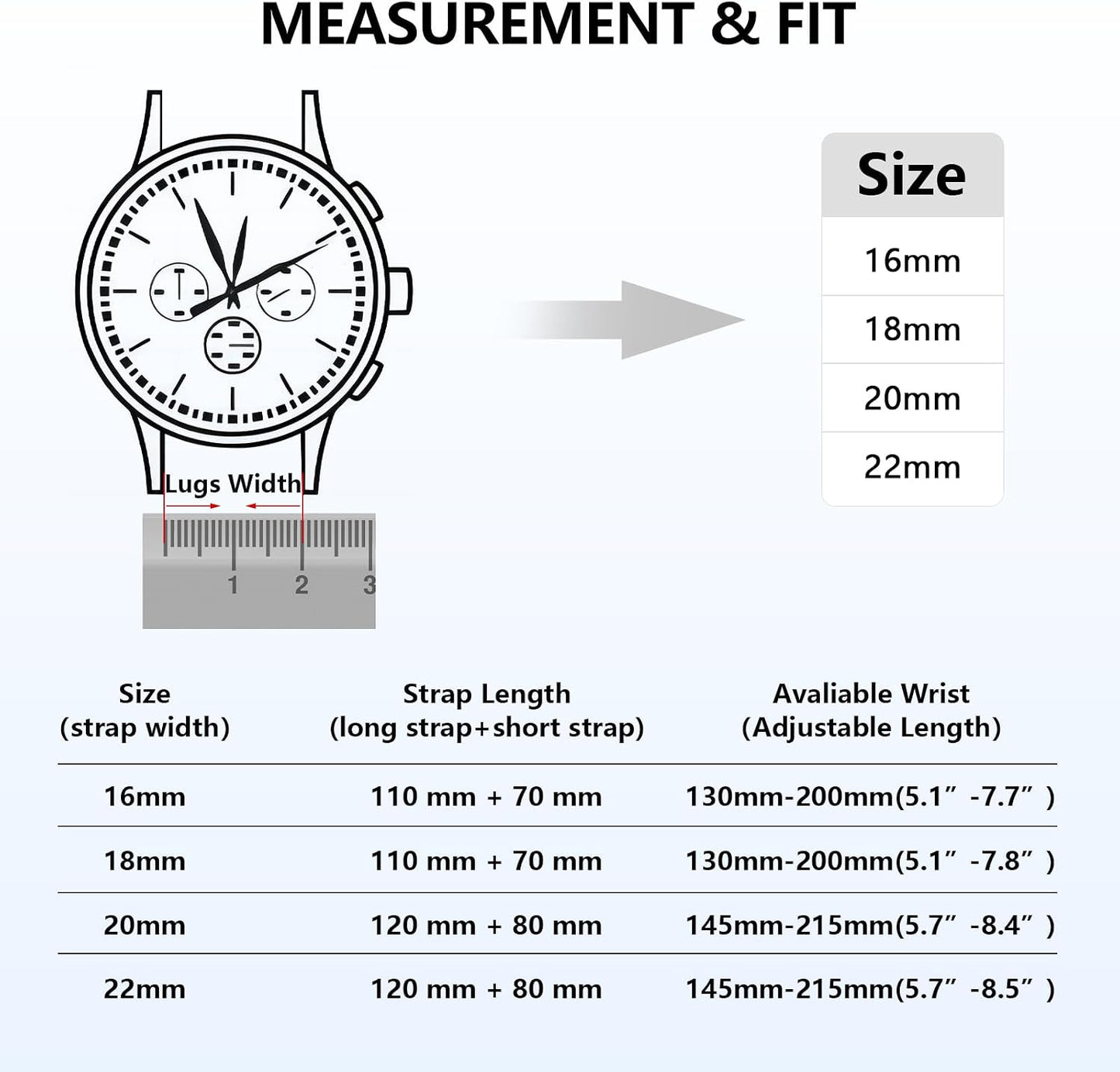 Silicone Watch Band Soft Rubber Quick Release Watch Strap Waterproof Replacement Strap 16mm 18mm 20mm 22mm Multi-color Available