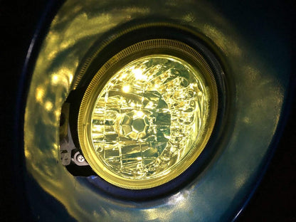 Car Light Tint Film Headlight Fog Light Taillight Yellow Tinted Vinyl Tail Back Color Sticker Self Adhesive Shiny Chameleon Accessories Parts 48 inch x12 inch 1pc