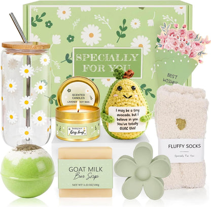 Sunshine Birthday Gifts for Women, Teen Girl Gifts Trendy Stuff | Teenage Girl Gift Baskets, Cheer Up Set, Pick Me Up Box for Woman , Daughter, Sister, Her, Best Friend