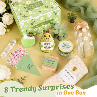 Sunshine Birthday Gifts for Women, Teen Girl Gifts Trendy Stuff | Teenage Girl Gift Baskets, Cheer Up Set, Pick Me Up Box for Woman , Daughter, Sister, Her, Best Friend