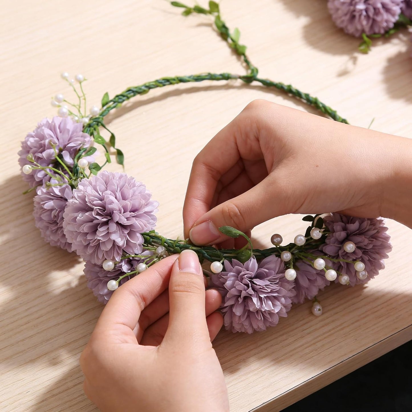 Kimura's Cabin 20pcs Fake Chrysanthemum Artificial Flowers Faux Silk Mums with Stem Balls Flowers for Vase Fillers Easter Home Table Floral Arrangements Wedding Party DIY Decoration(Yellow)