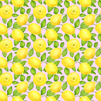 Cute Lemon Tree Thick Wrapping Paper, Lemonade Harvest Fruit Gift Wrap, Summer Citrus Theme Decor, For Foodie Gardner (Yellow, 6 foot x 30 inch roll)