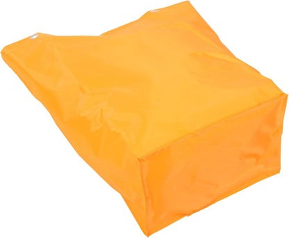 Replacement Janitorial Cart Bag Canvas Cleaning Pouch Yellow Multipurpose Cleaning Cart Bag for Housekeeping Industrial Janitorial Supply