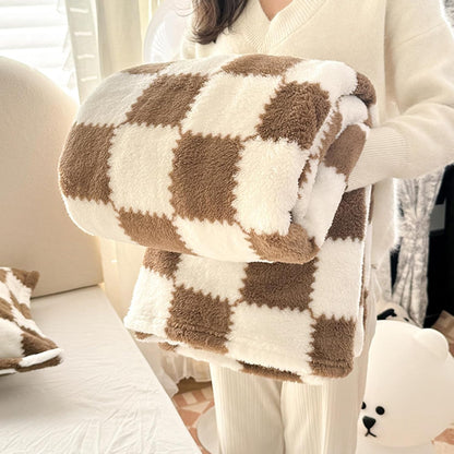 Faux Fur Throw Blanket for Couch, Fleece Flannel Blanket, Lightweight & Soft Blanket for Bed, Couch or Travel, Plush Fleece Warm Cozy Sofa Bed Throw(Yellow,120x200cm(47x79inch))