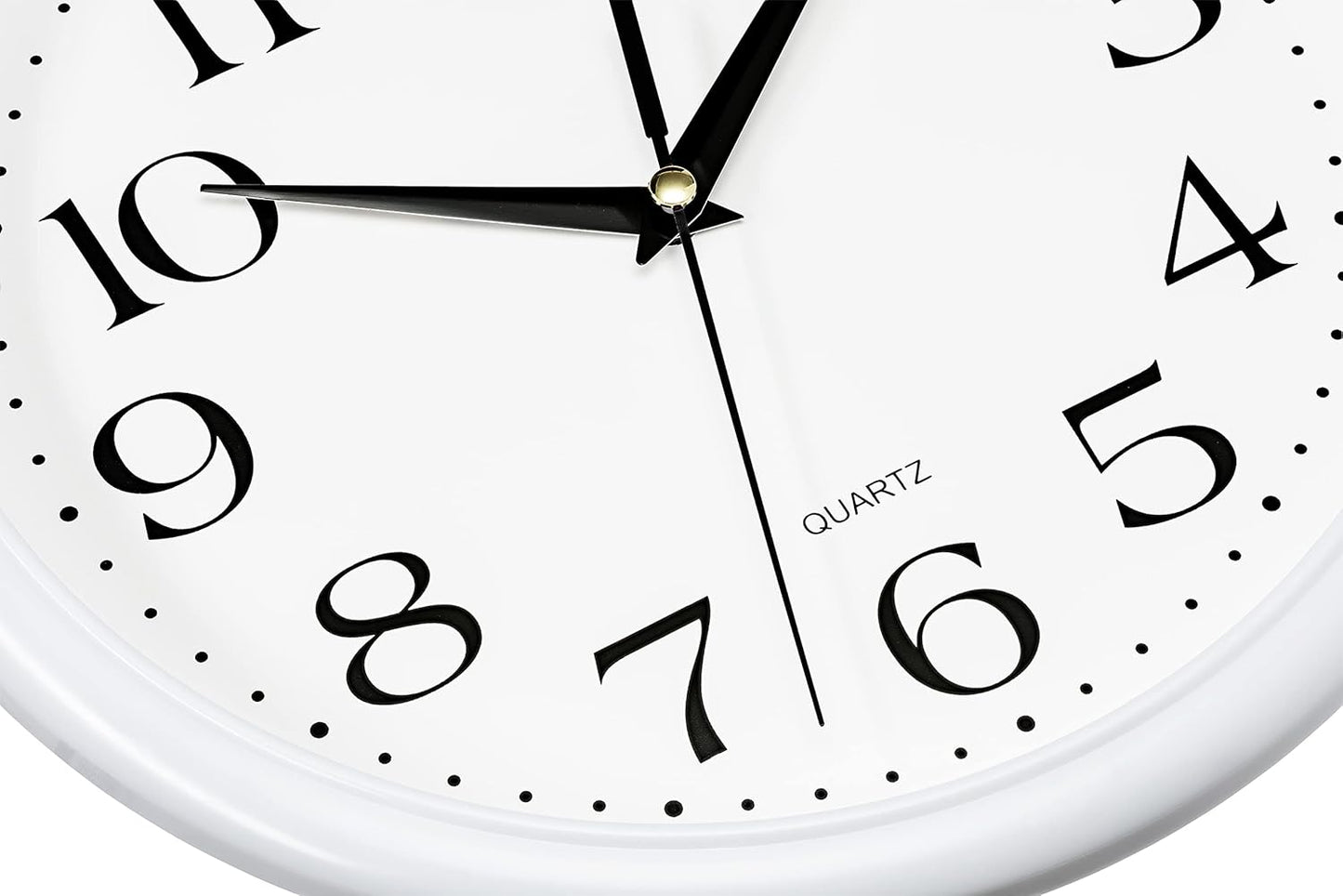 Yellow Wall Clock 10 inch Silent Non Ticking Battery Operated Quartz Easy to Read Round Classroom Home Decor for Kids Playroom Baby Room Nursery Fun