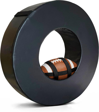 Football Training Tackle Wheel – Rolling Tackling Ring with Reinforced Handle – Durable Agility Equipment for Youth Skill Development & Field Drills