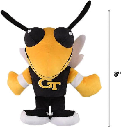Georgia Tech Yellow Jackets Mascot 8" Kuricha Sitting Plushies - Soft Chibi Inspired Mascot