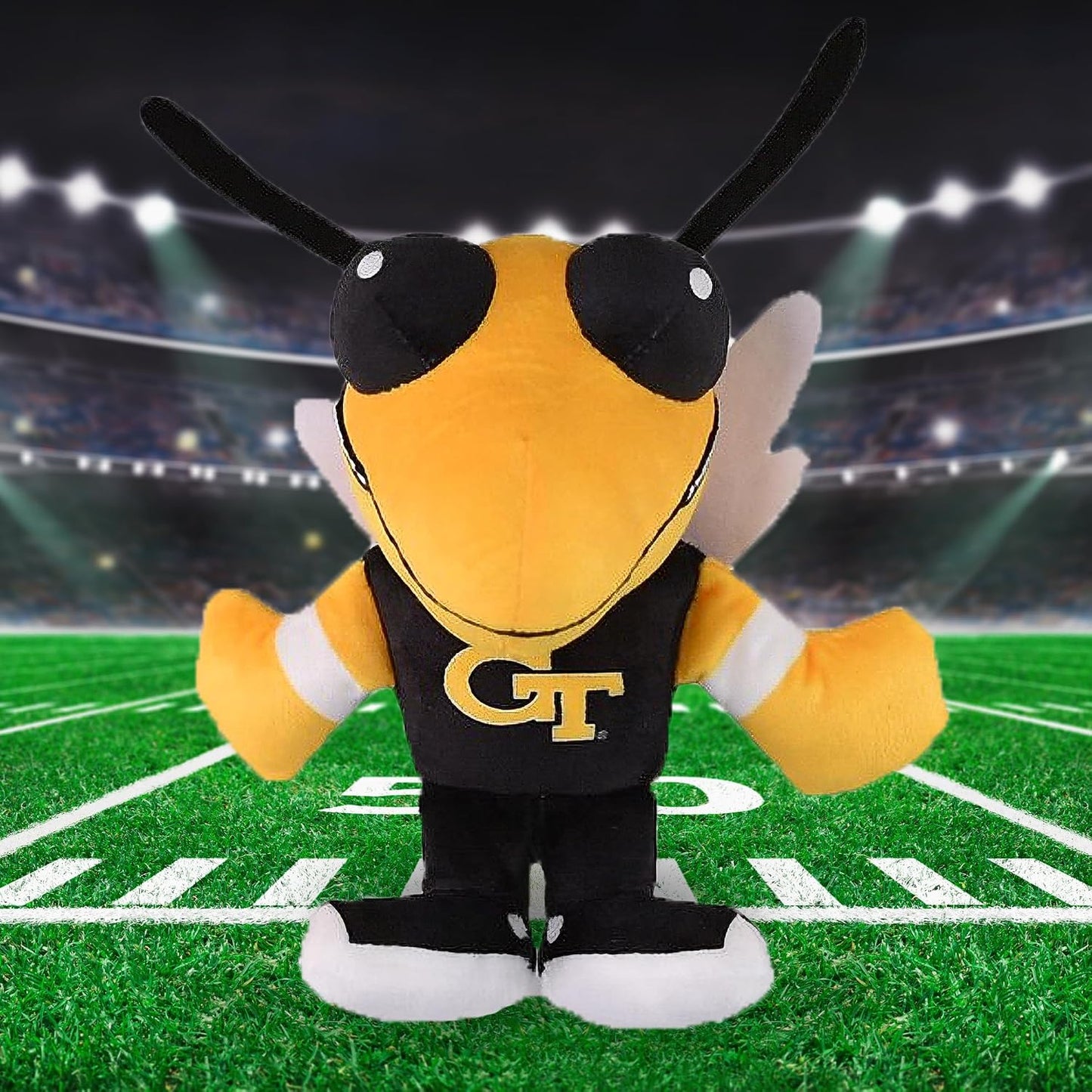 Georgia Tech Yellow Jackets Mascot 8" Kuricha Sitting Plushies - Soft Chibi Inspired Mascot