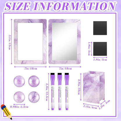 Magnetic Locker Marble Accessories Kit Pale Yellow Back to School Essentials Locker Organizer Supplies Include Mirror Whiteboard Pen Shelf Magnet Magnetic Buckle Back to School Essentials