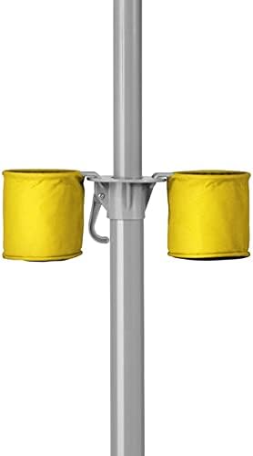 Ultimate Portable Sun Shade Umbrella – Lightweight Adjustable Outdoor Patio & Beach Umbrella with Tripod Base (Yellow)