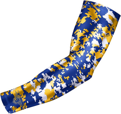 Compression Arm Sleeve - Youth & Adult Sizes - Baseball Football Basketball Sports (1 Arm Sleeve)