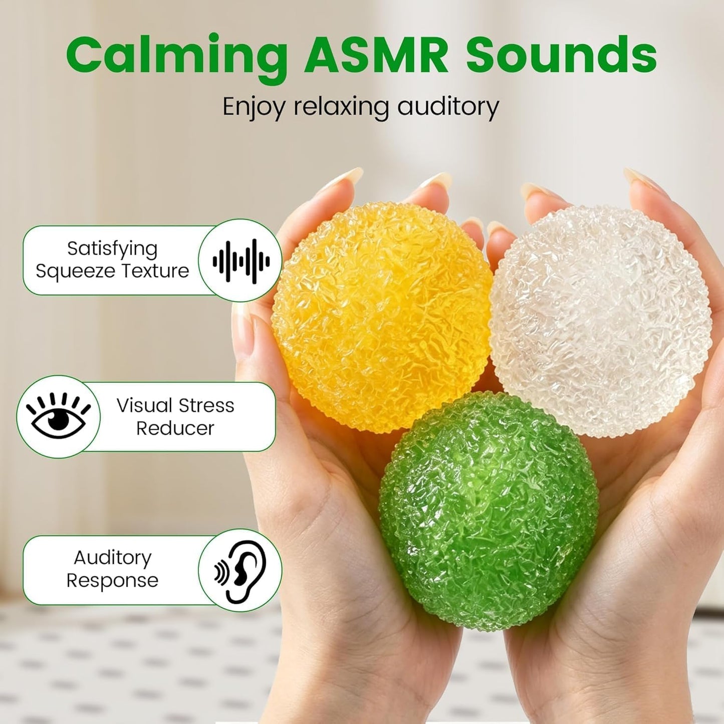 Squishy Toys with Shells Slow Rising Stress Relief Gifts for Adults, Yellow| Soft Stress Cube Calm Anxiety, Safe TPR Material, 1.97" Squishy Fidget Toys
