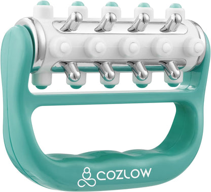 MyoRelease Lymphatic Drainage Massager - Yellow - Handheld Massage Roller | - fascia release massage tool for shoulder, neck, belly, thigh, leg, back, glutes - helps reduce cellulite appearance