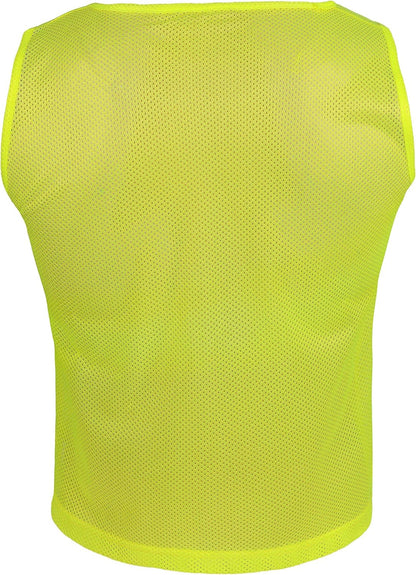 LITEMESH Pinnies (Set of 12/24 Practice Vests) Youth Pinnies, Pennies for Sports Youth, and Scrimmage Vests