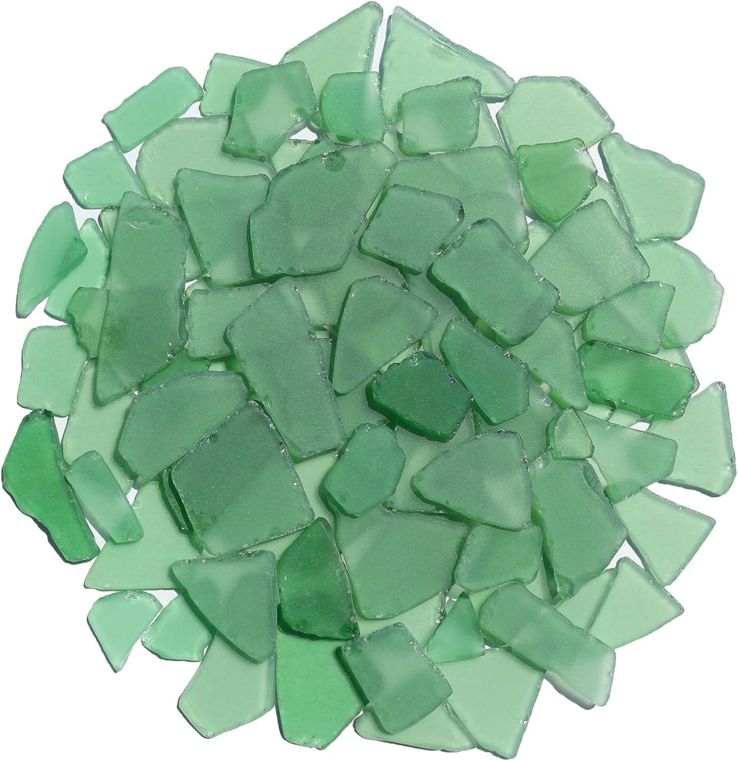 Sea Glass for Crafts - 14oz Yellow Frosted Seaglass Pieces | Vase Filler and Aquarium Ornament, DIY Craft Supplies for Art, Beach Weddings, and Home Decor