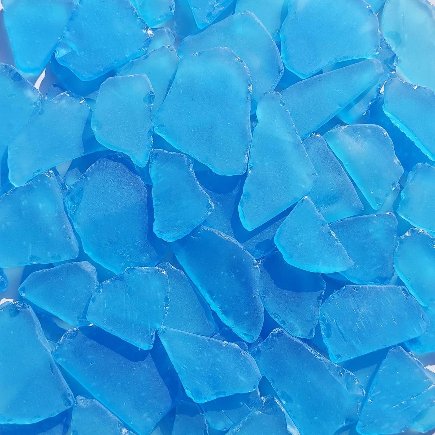 Sea Glass for Crafts - 14oz Yellow Frosted Seaglass Pieces | Vase Filler and Aquarium Ornament, DIY Craft Supplies for Art, Beach Weddings, and Home Decor