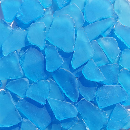 Sea Glass for Crafts - 14oz Yellow Frosted Seaglass Pieces | Vase Filler and Aquarium Ornament, DIY Craft Supplies for Art, Beach Weddings, and Home Decor