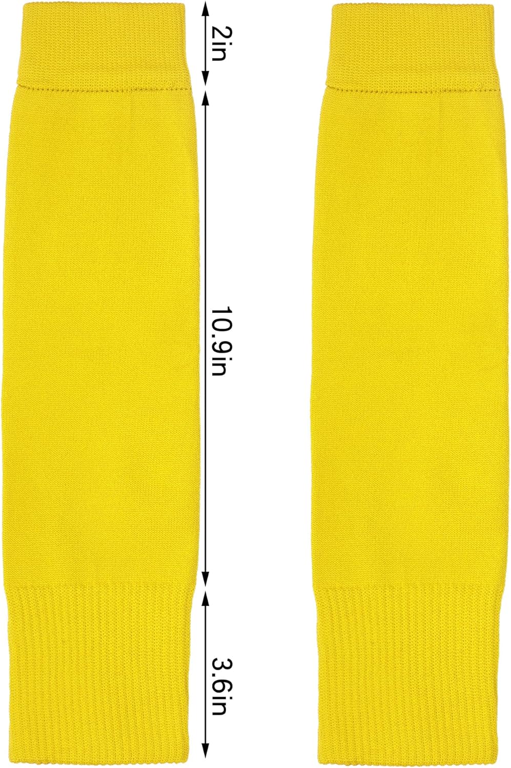 3 Pairs Leg Sleeve Shin Pre Cut Socks for Kids Youth Men Women Soccer Running Cycling