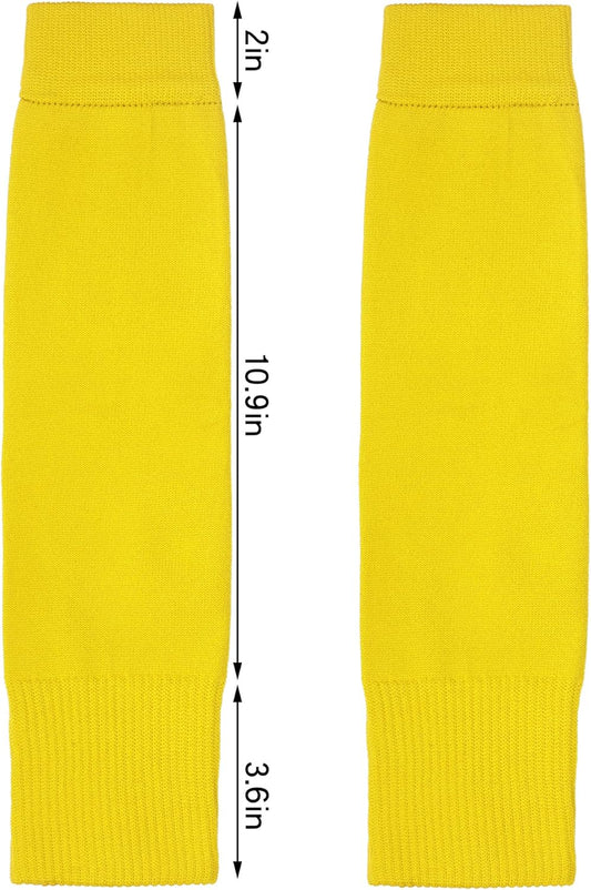 3 Pairs Leg Sleeve Shin Pre Cut Socks for Kids Youth Men Women Soccer Running Cycling