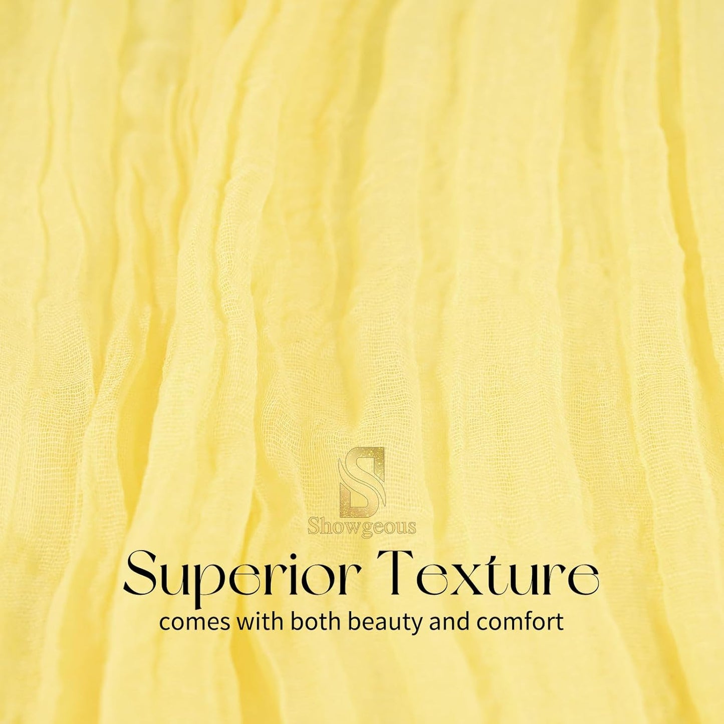 18 Pack Light Yellow Cheesecloth Table Runner 17 x 108 inch Boho Gauze Table Runner Rustic Sheer Cheese Cloth Table Decorations for Wedding Party Baby Bridal Shower Birthday Holiday Home