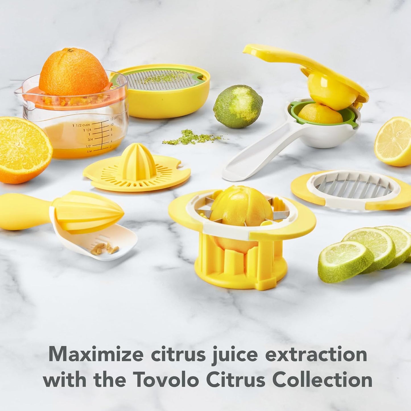 Citrus Slicer and Wedger Tool for Lemons Limes Oranges,Dual Blade Premium Cutter Creates 8 Wedges 6 Slices, Anti-Slip Base, Stainless Steel, BPA-Free Dishwasher Safe