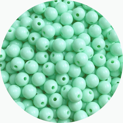 200 Pieces 10mm Acrylic Round Beads Smooth Spacer Plastic Pastel Beads Craft Beads for DIY Craft Jewelry Making Bracelets Necklaces Earring Crafting Supplies(Yellow)