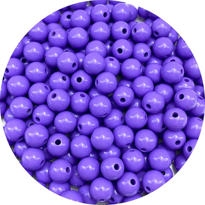 200 Pieces 10mm Acrylic Round Beads Smooth Spacer Plastic Pastel Beads Craft Beads for DIY Craft Jewelry Making Bracelets Necklaces Earring Crafting Supplies(Yellow)