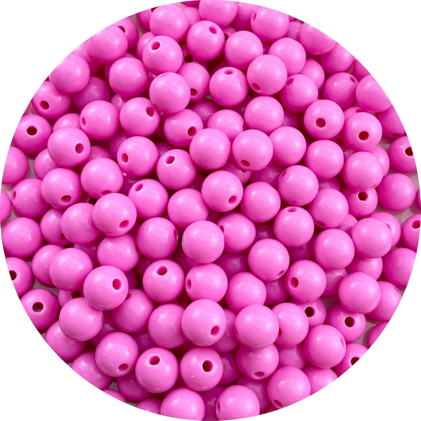 200 Pieces 10mm Acrylic Round Beads Smooth Spacer Plastic Pastel Beads Craft Beads for DIY Craft Jewelry Making Bracelets Necklaces Earring Crafting Supplies(Yellow)