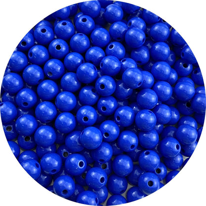 200 Pieces 10mm Acrylic Round Beads Smooth Spacer Plastic Pastel Beads Craft Beads for DIY Craft Jewelry Making Bracelets Necklaces Earring Crafting Supplies(Yellow)