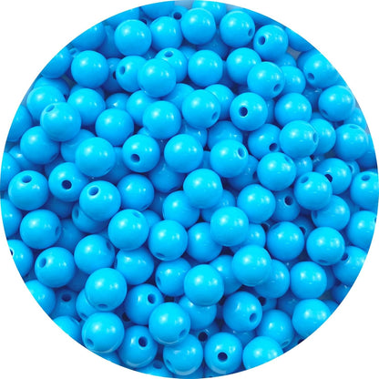 200 Pieces 10mm Acrylic Round Beads Smooth Spacer Plastic Pastel Beads Craft Beads for DIY Craft Jewelry Making Bracelets Necklaces Earring Crafting Supplies(Yellow)
