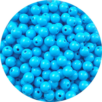 200 Pieces 10mm Acrylic Round Beads Smooth Spacer Plastic Pastel Beads Craft Beads for DIY Craft Jewelry Making Bracelets Necklaces Earring Crafting Supplies(Yellow)