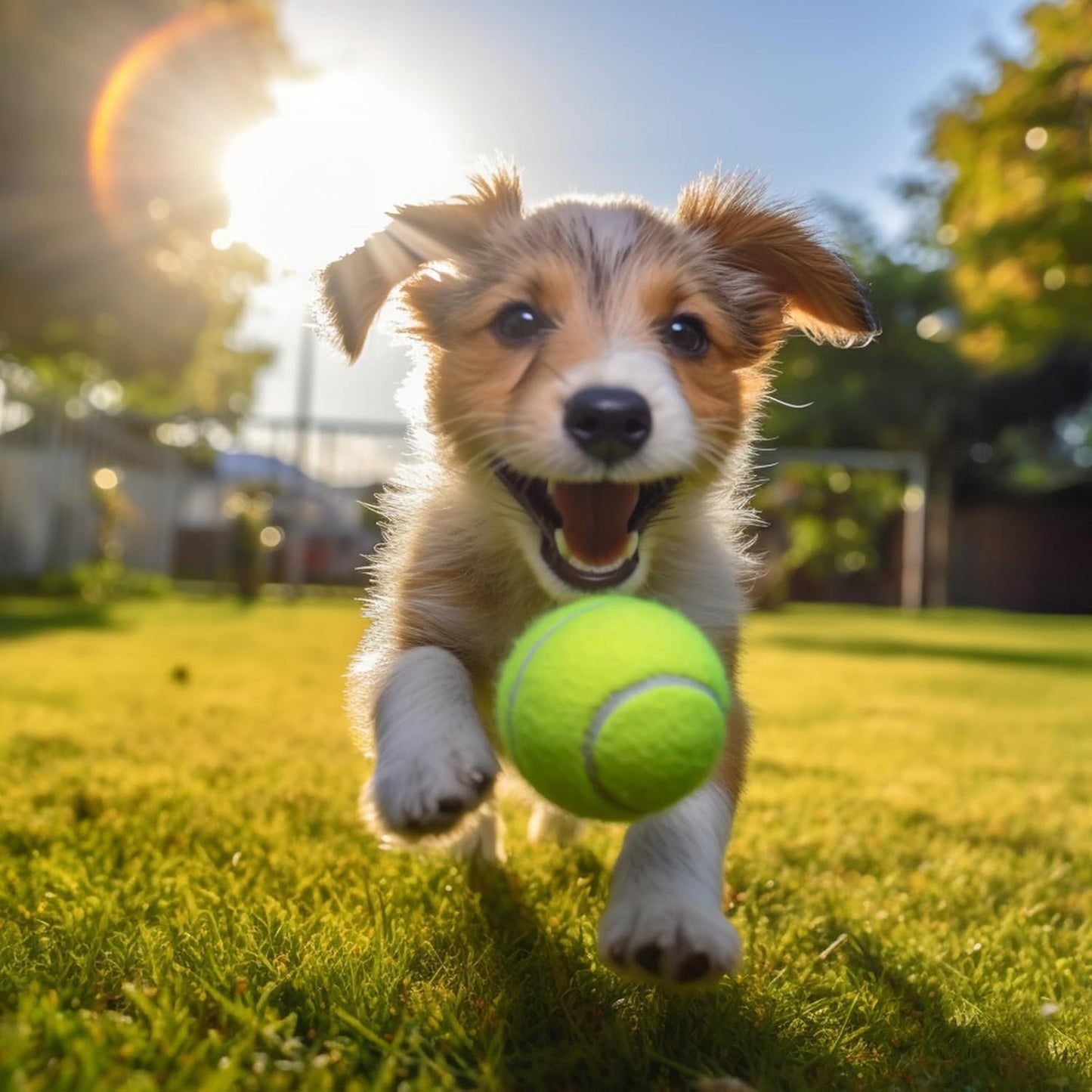 60/120 Pack Tennis Balls, Training Tennis Balls, Pet Dog Playing Balls, Practice Tennis Balls with Mesh Bag for Transport and Beginner Training