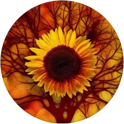 Cell Phone Holder Pop Up Button Cute Yellow Orange Sunflower PopSockets PopGrip: Swappable Grip for Phones & Tablets