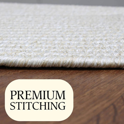 Muted Yellow, Sand Braided Rug 2' X 3' Oval Premium Indoor Outdoor Rug for Entryway, Kitchen, Bathroom - Made in USA