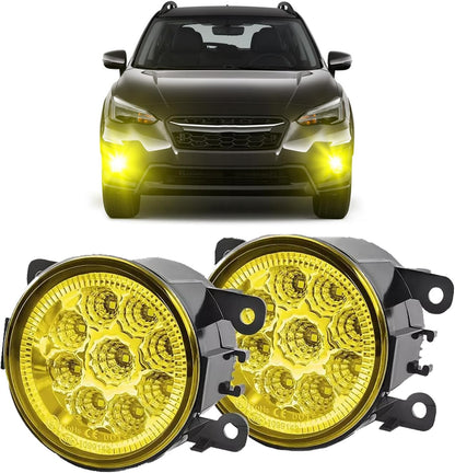 Fog Lights 3.5 inch OEM 19606300 For subaru CROSSTREK 2018-2024 Front Bumper H8 Fog Light Lamps Left Right Driver&Passenger Assemblies Fog Light Beam,3500K Golden Yellow Beam,Super Bright. 2-pack.