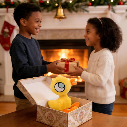 New Little Yellow Duck Plush for Book Buddies Stuffed Animals | Pigeon Books Series Duckling Soft Stuffed Animal Plush Toys, Ideal Gift for Kids Boys and Girls Birthday