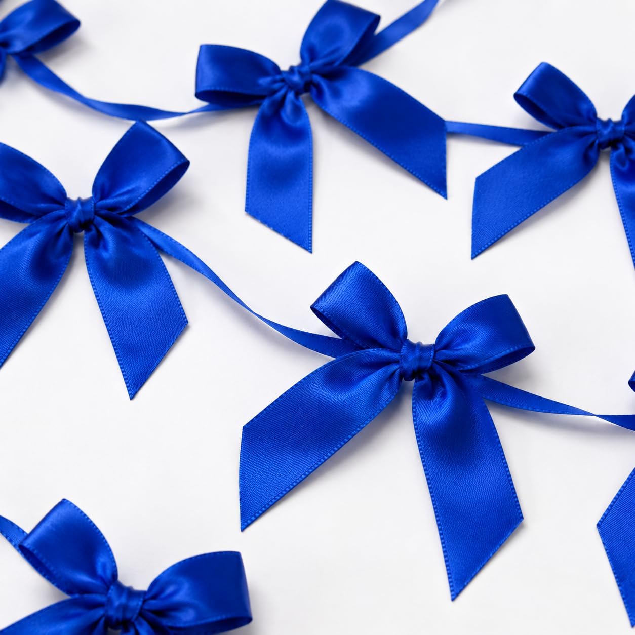 2 Pack Bow Garland Banner, 8.3 ft Pre-Strung Satin Ribbon Bow Decorations for Birthday Party, Baby Shower, Bridal Shower, Bachelorette, Wedding, Coquette Party Decor, Yellow